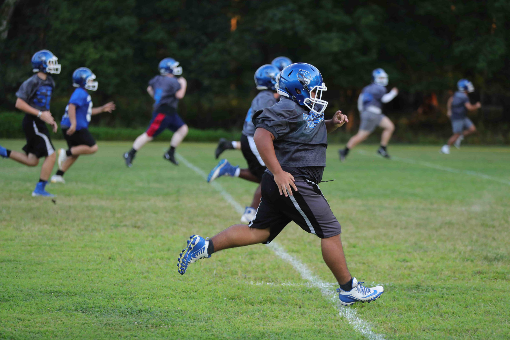 Oakcrest Football Practice